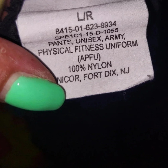 U.S. Army Nylon Physical Fitness Track Pants - Picture 3 of 3